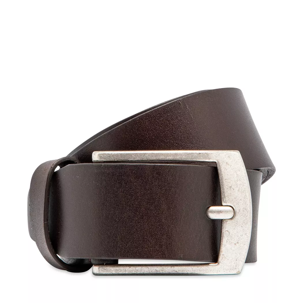 Manor Man - Ledergürtel, für Herren, Braun, Größe 100