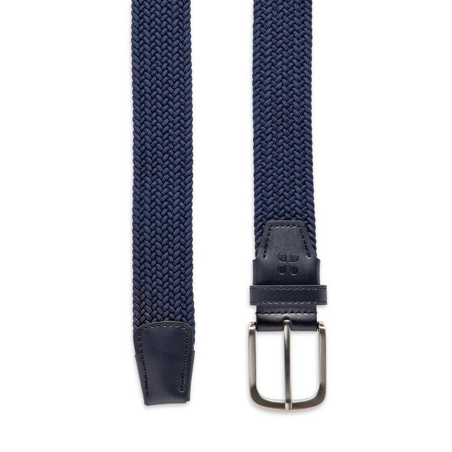 Manor Man Ceinture en tissu tressée  
