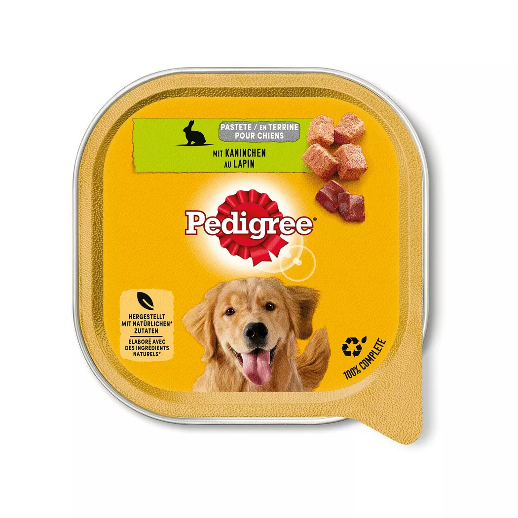 Pedigree -  Adult in Terrine mit Kaninchen Schale 300g, 300 g