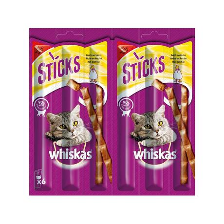 whiskas  Whiskas Sticks Pollo 6x6g 