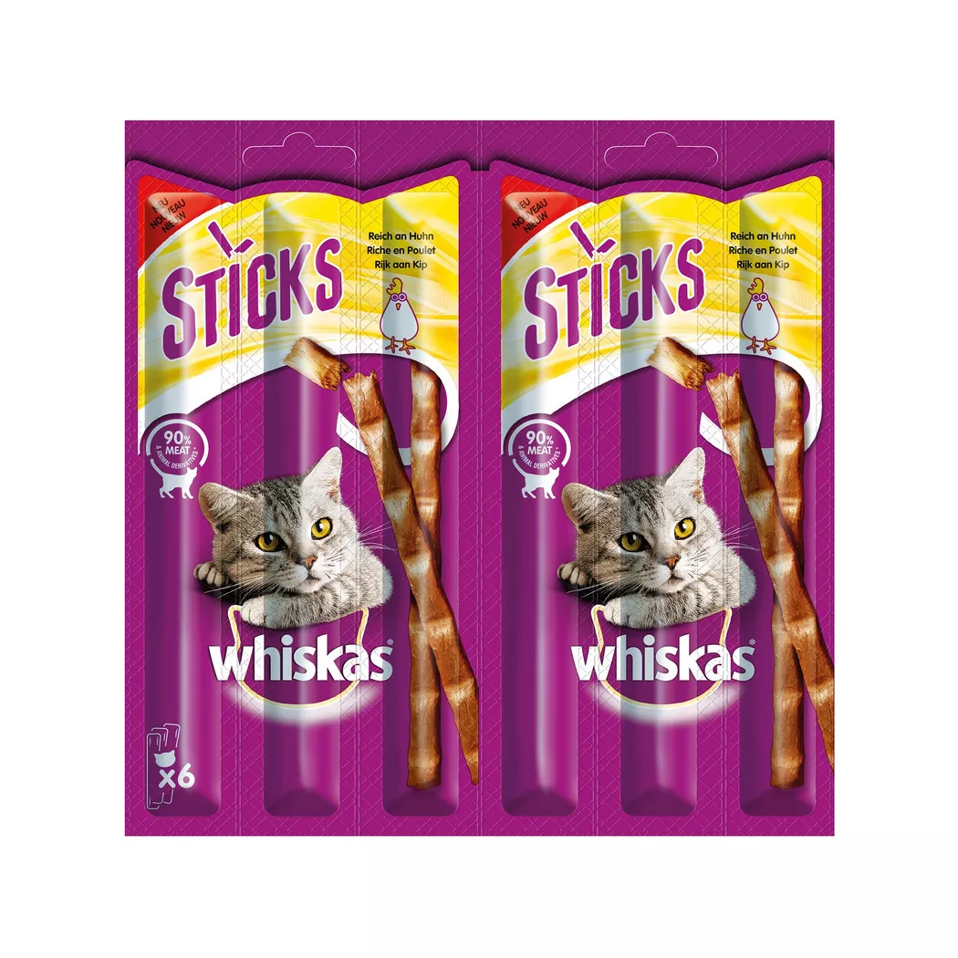 whiskas - Whiskas Sticks Huhn 6x6g, 36g