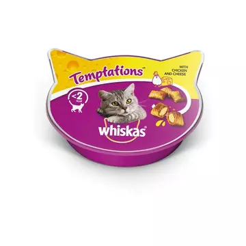Whiskas Temptations mit Huhn & Käse 60g