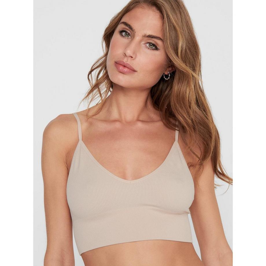 Only Lingerie Vicky Rib Seamless Bralette Côtelée  