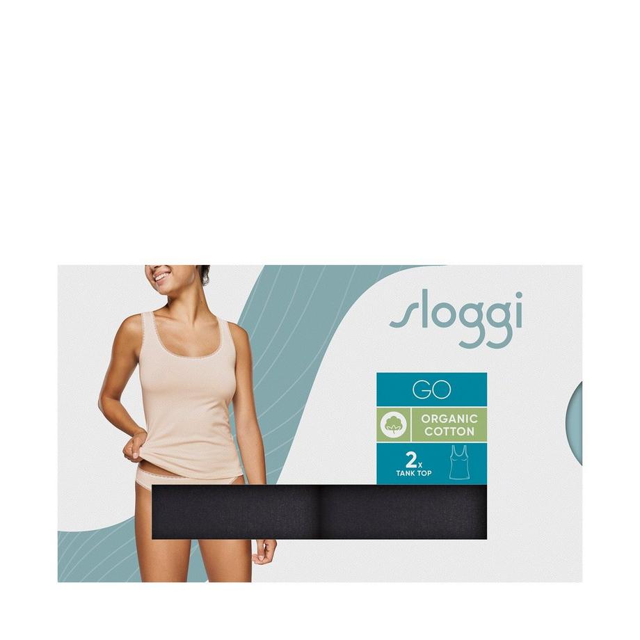 sloggi sloggi GO Tank Top C2P Duopack, T-Shirts, ärmellos 
