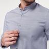 CALVIN KLEIN Hemden Hemd, langarm MOTIF EASY CARE SLIM SHIRT Dunkelblau