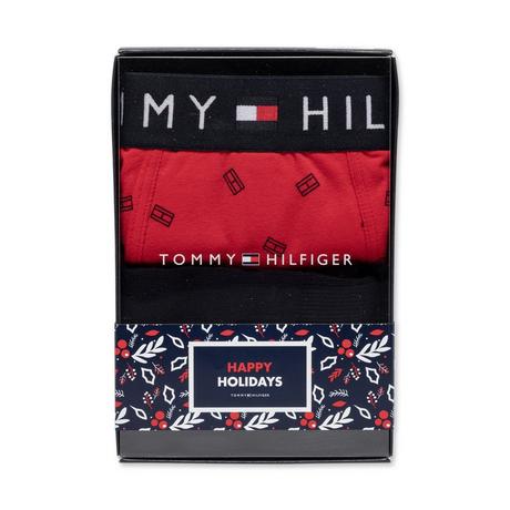TOMMY HILFIGER Trunk&Sock Set Gift Box XMAS Lot de 2 boxers 