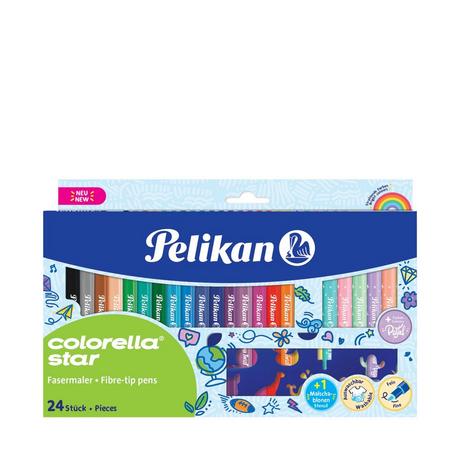 Pelikan Jeu de stylos-feutre Colorella Star 