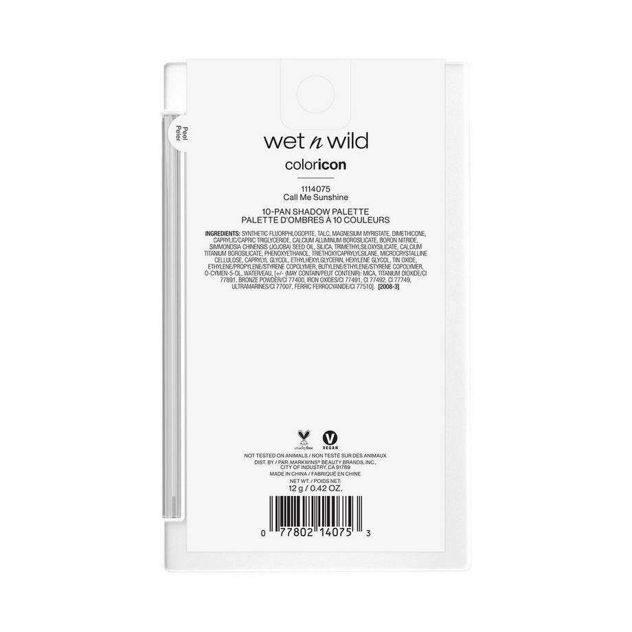 Wet n'wild Color Icon Color Icon 10-Pan Eyeshadow Palette 