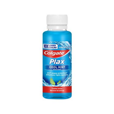 Colgate Plax Cool Mint Plax Cool Mint Mundspülung Ohne Alkohol, Langanhaltender Frischer Atem Gegen Mundgeruch, Reisegrösse 