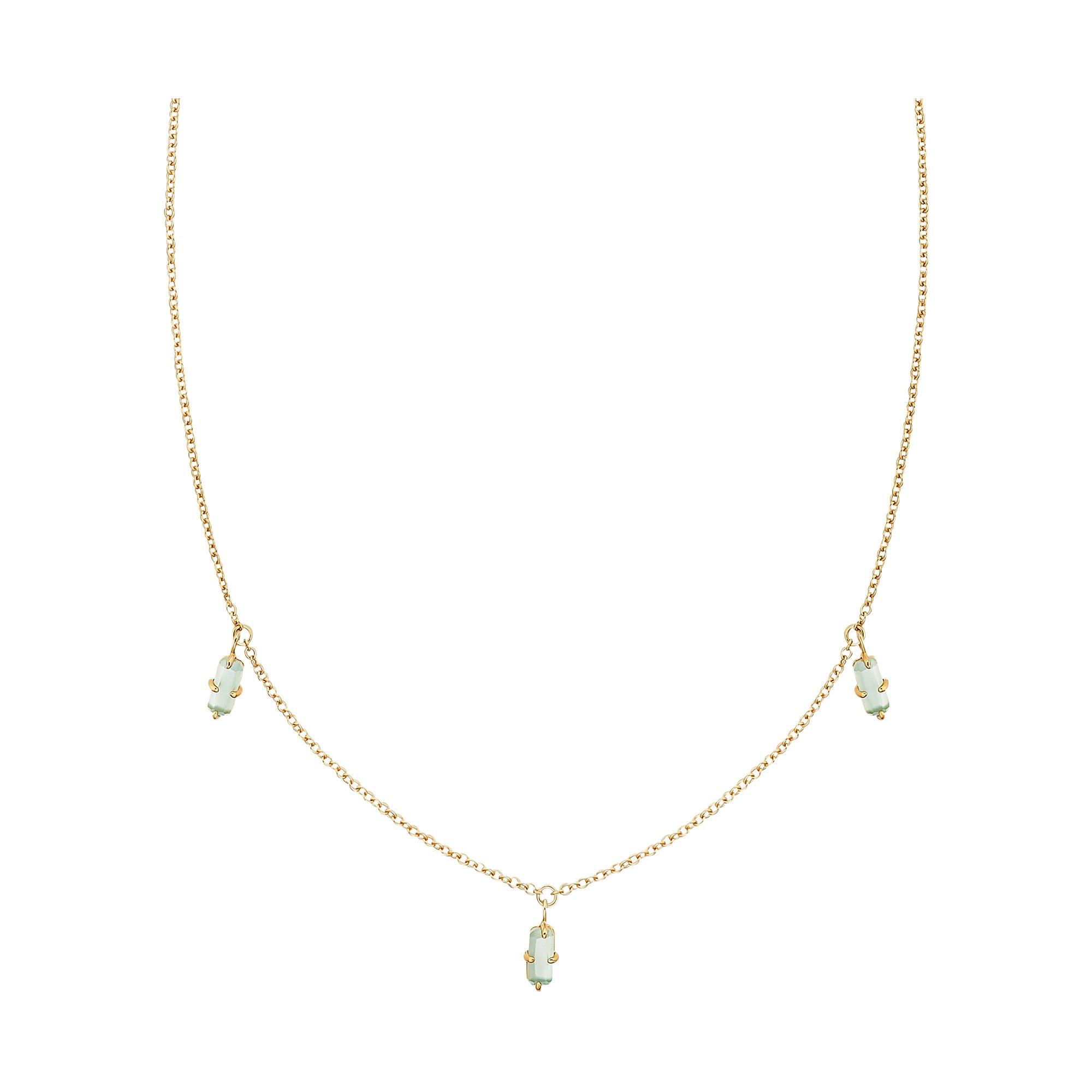 Image of Halskette Damen Goldfarben 42cm