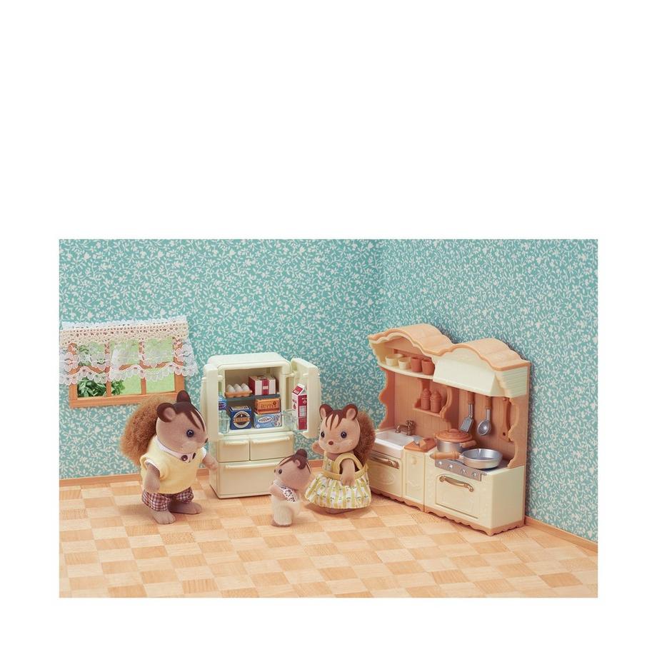 Sylvanian Families  Landhaus Küche mit Kühlschrank 