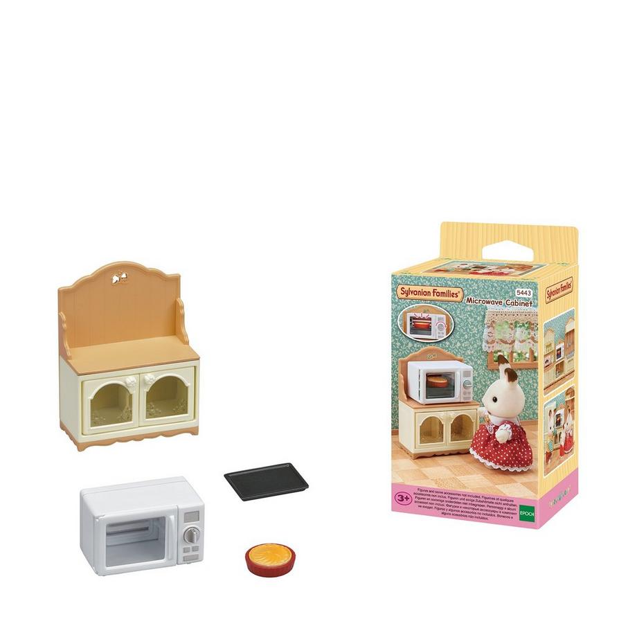 Sylvanian Families  Placard avec micro-ondes 