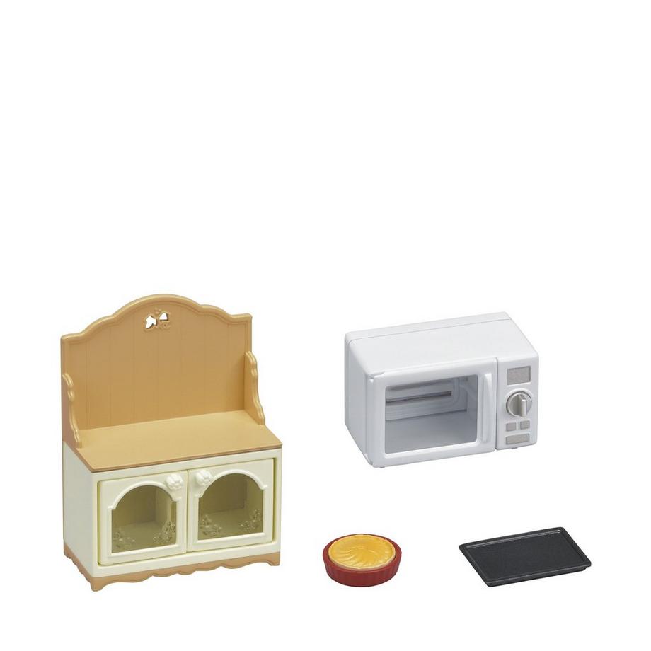 Sylvanian Families  Placard avec micro-ondes 