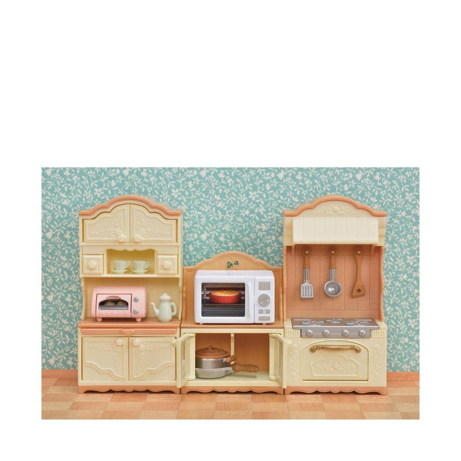 Sylvanian Families  Placard avec micro-ondes 