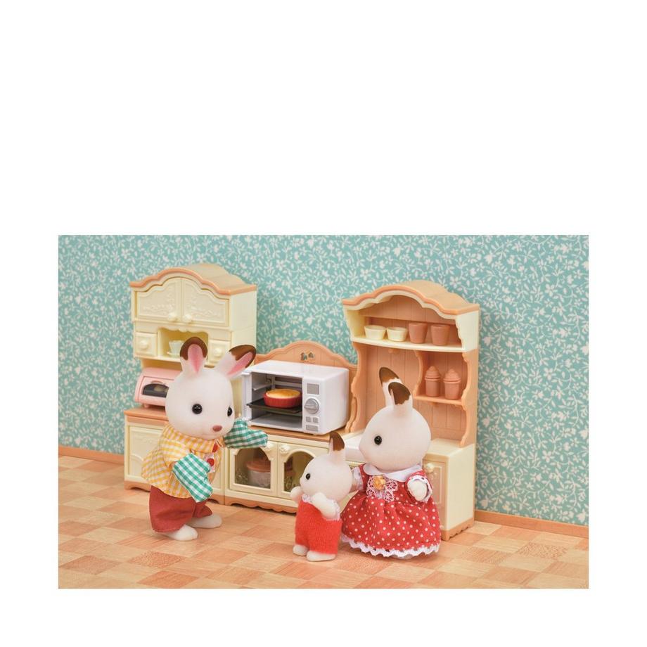 Sylvanian Families  Placard avec micro-ondes 