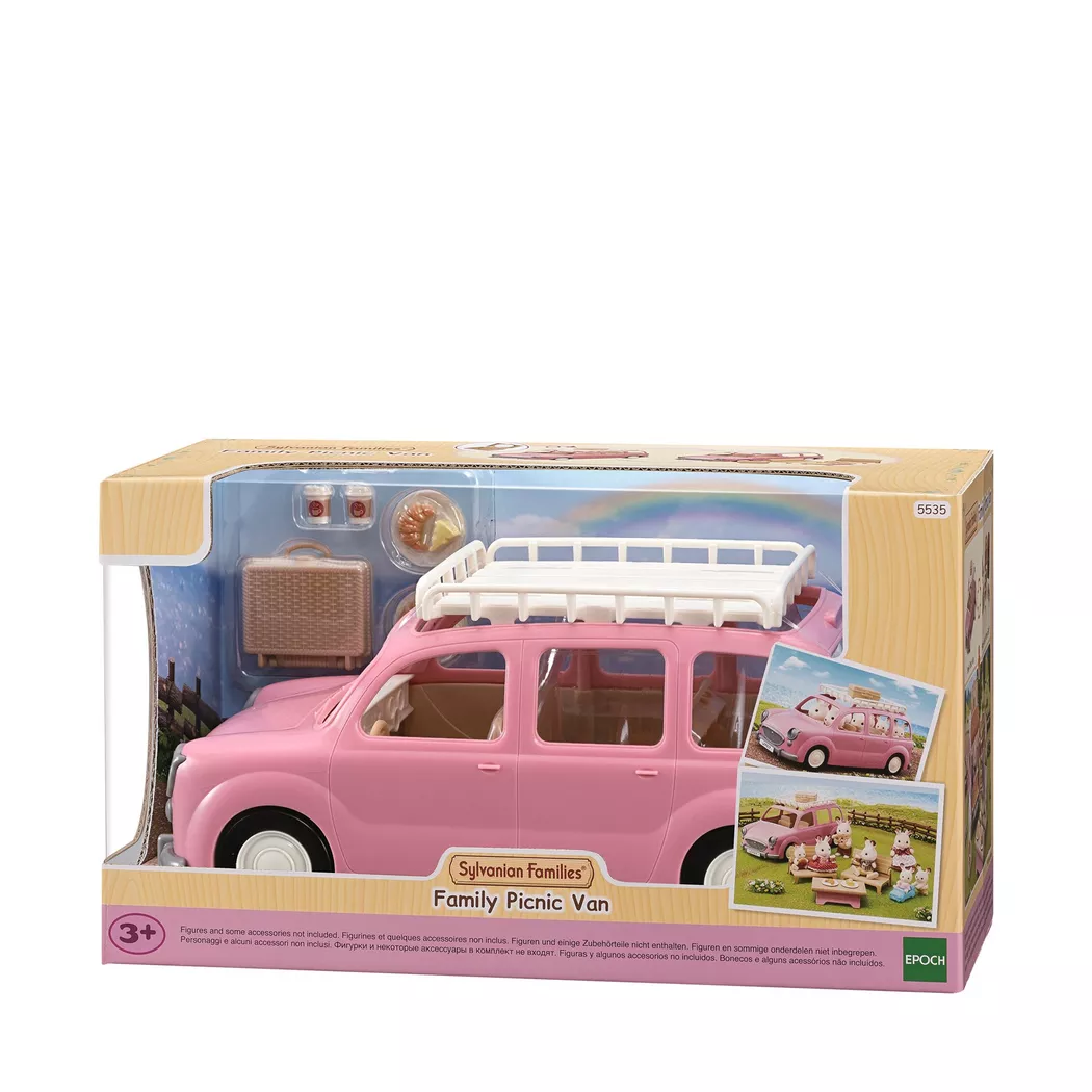 Sylvanian Families - Familienauto mit Picknickzubehör, Multicolor