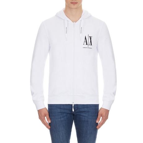 Armani Exchange Hoody Zipper Felpa con Cappuccio  