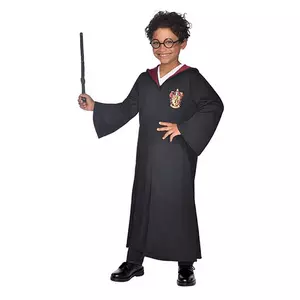 Costume da Harry Potter con occhiali e bacchetta magica