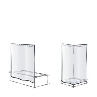 My Bath Tenda per doccia Voliere 