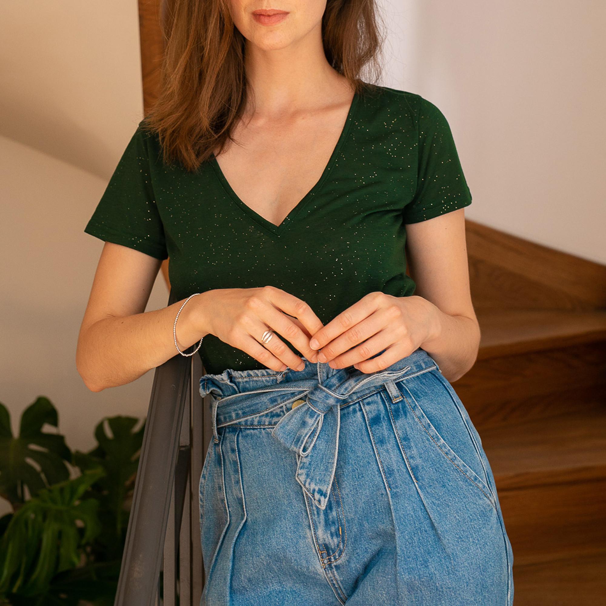 Image of T-shirt Damen Grün M