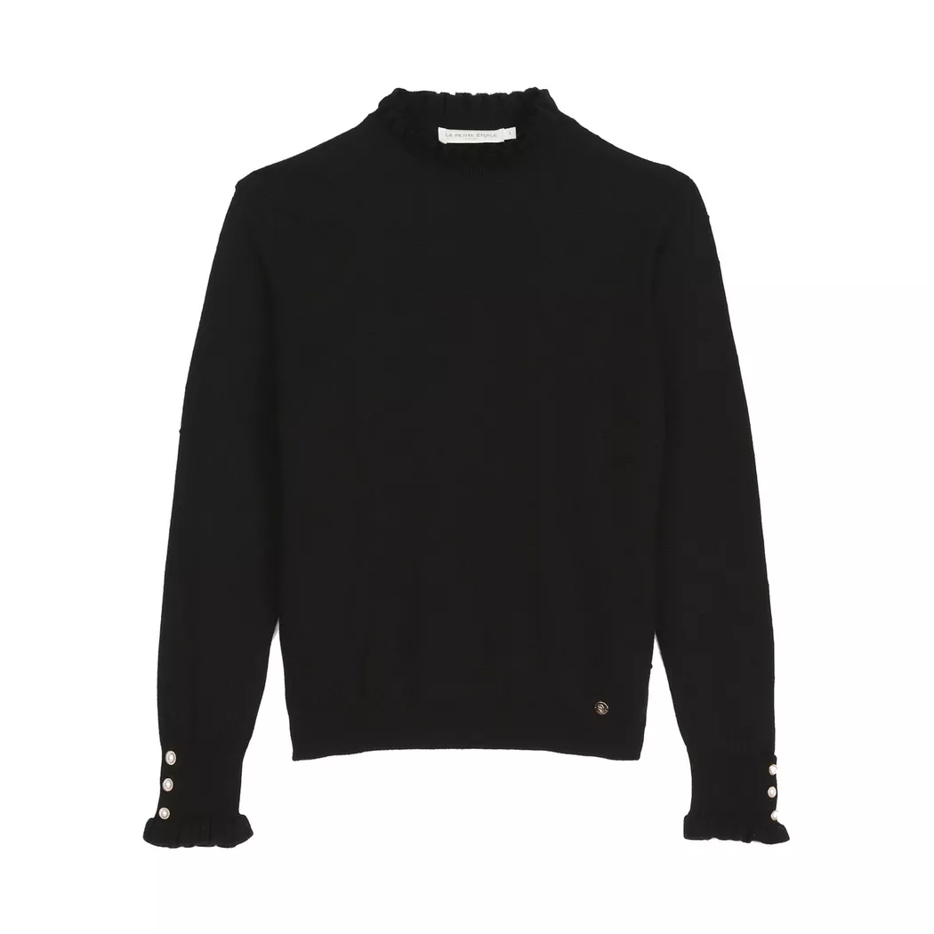 La Petite Etoile - Pullover, für Damen, Black, Größe M