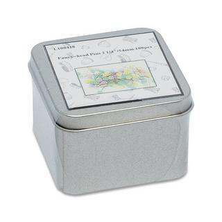 Manor Stricknadel Stecknadeln Knöpfe in Box 