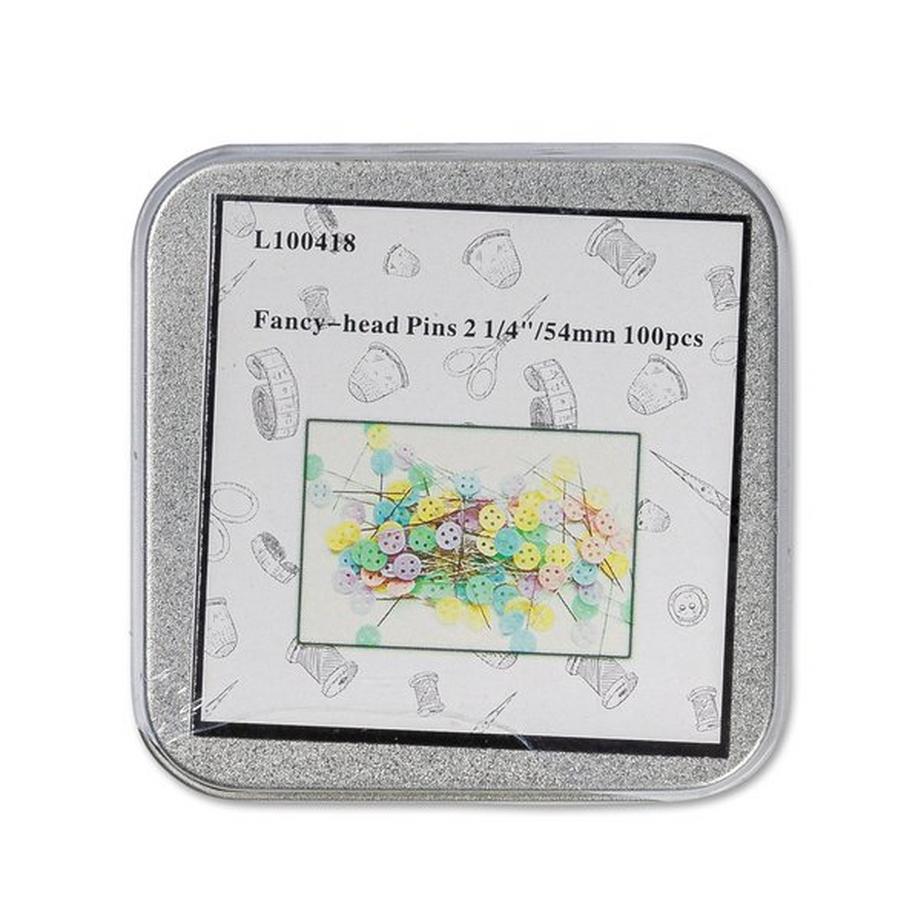 Manor Aiguille à tricoter Boutons d'épingles dans la boîte 