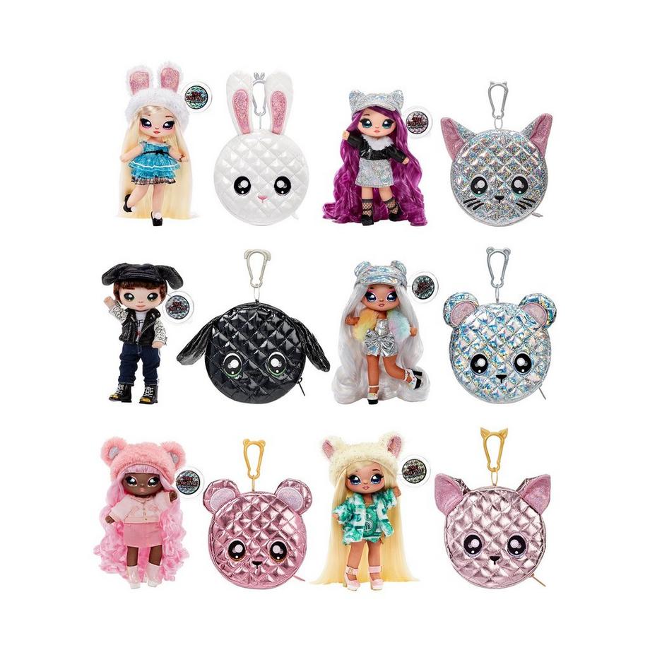 M G A  Na! Na! Na! Surprise 2-in-1 Pom Doll Glam Series 1, Zufallsauswahl 