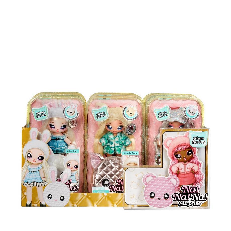 M G A  Na! Na! Na! Surprise 2-in-1 Pom Doll Glam Series 1, Zufallsauswahl 