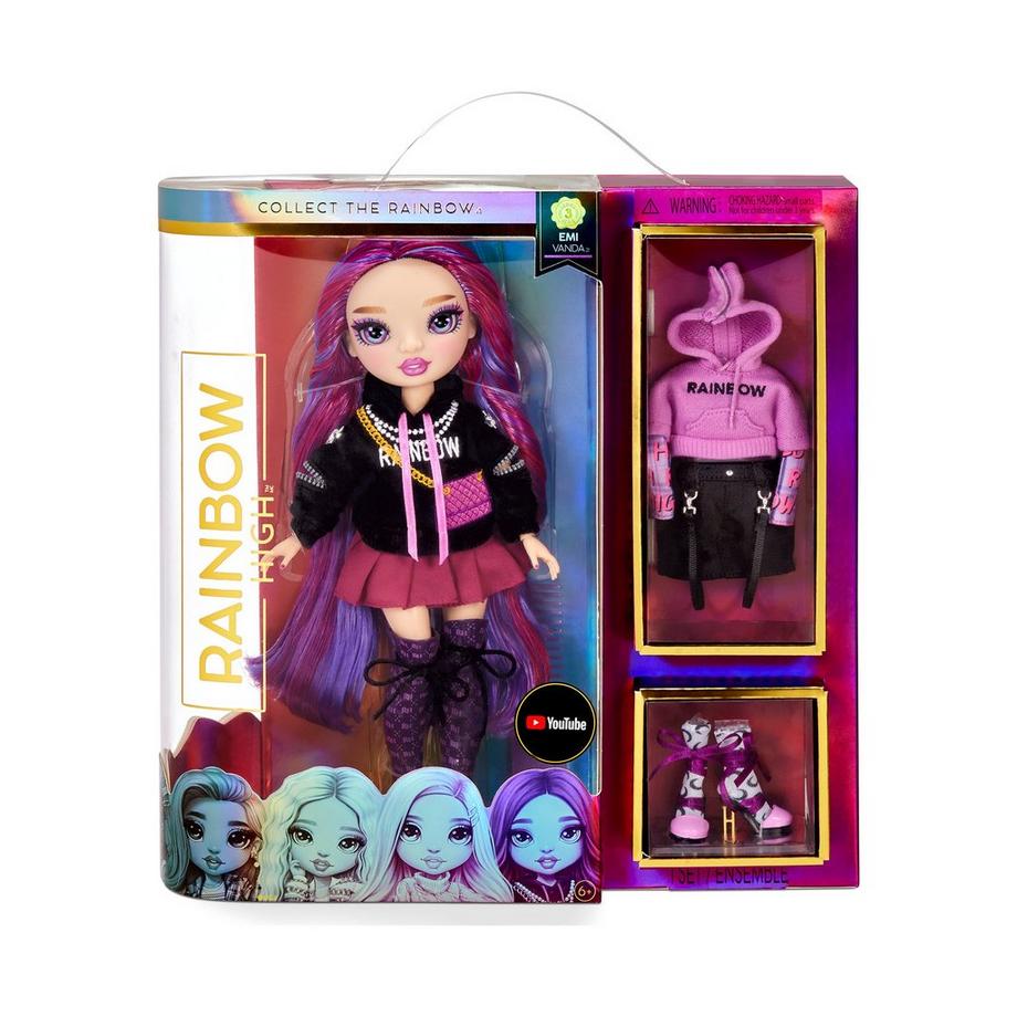MGA  Rainbow High Core Poupée de mode - Emi Vanda 