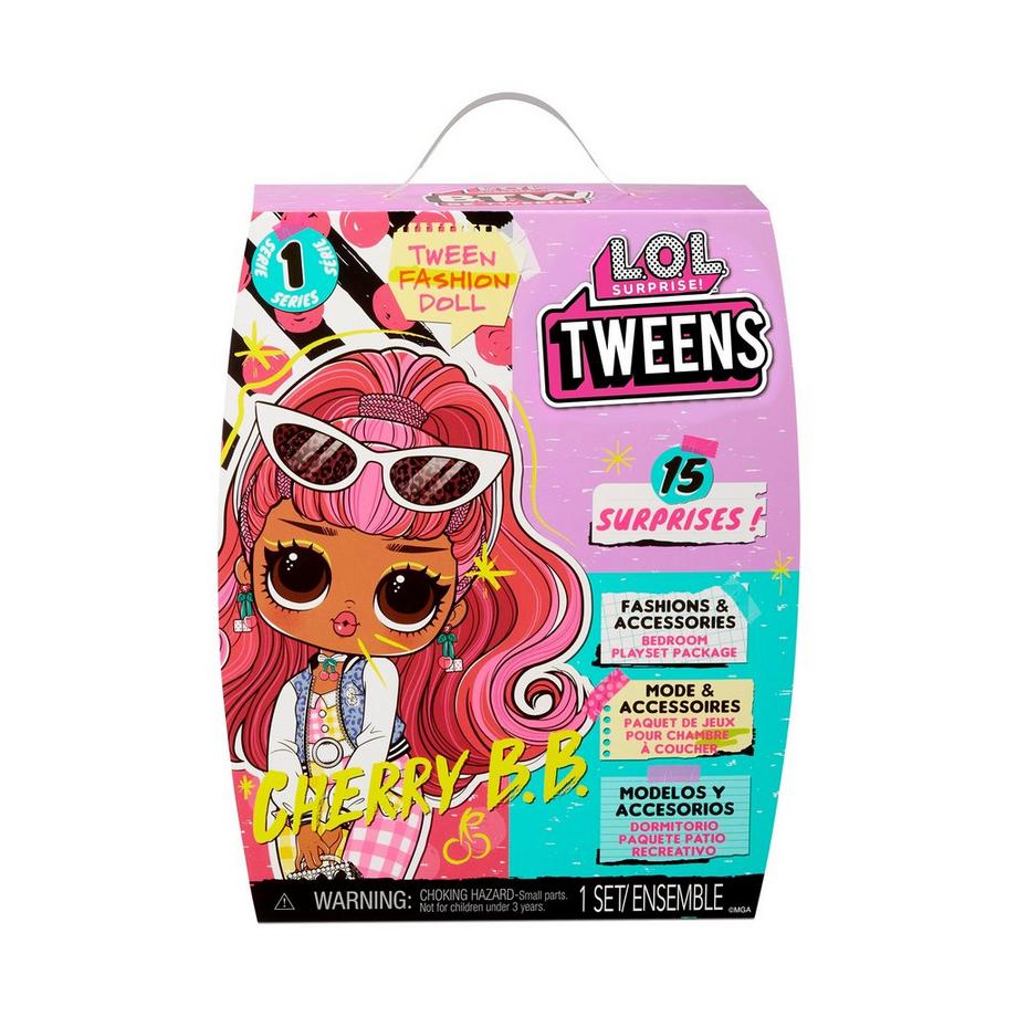 MGA  L.O.L. Surprise Tweens Poupée - Cherry B.B., Paquet surprise 