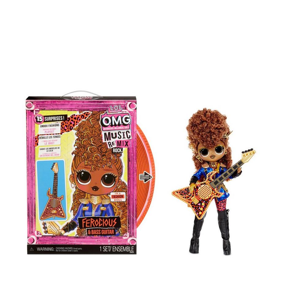 L.O.L. Surprise OMG Remix Rock - Ferocious et guitare basse, Paquet surprise