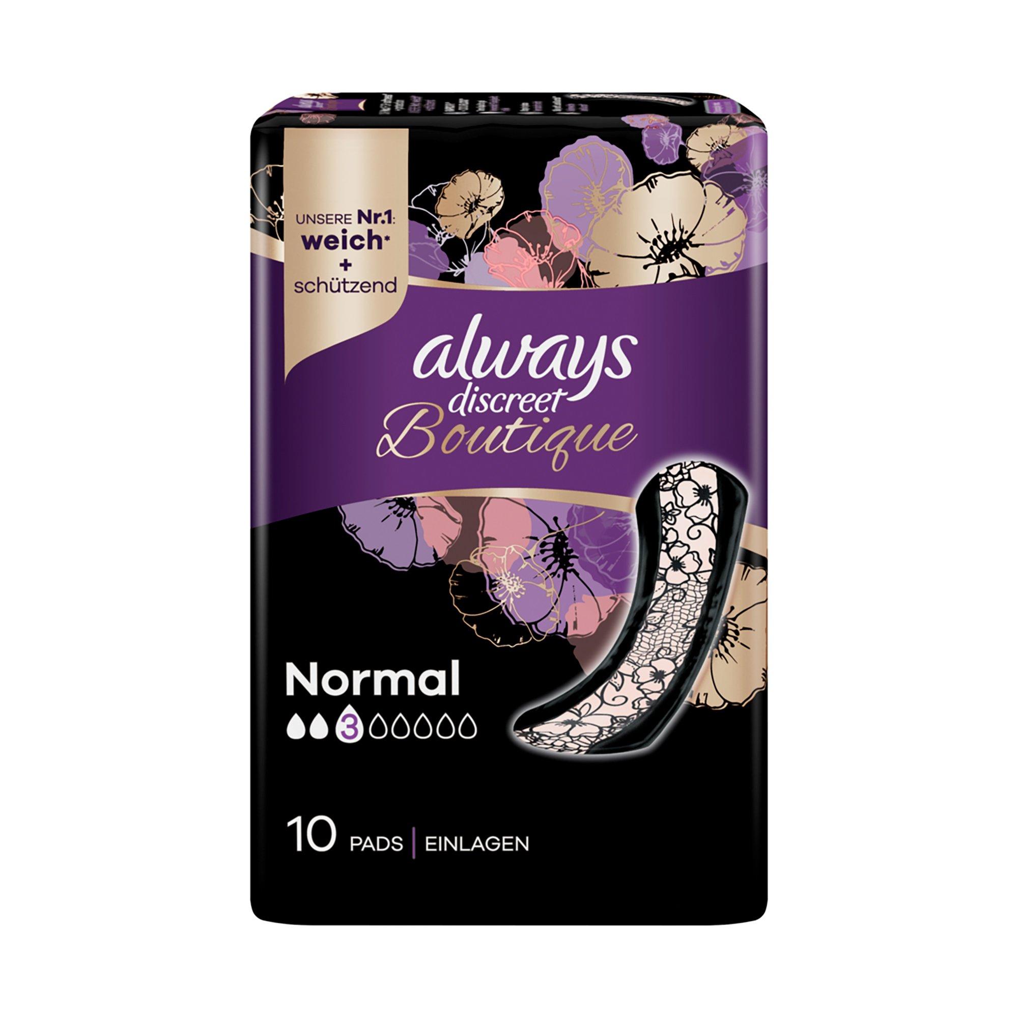 Image of Boutique Inkontinenz-einlagen Damen 10 pieces