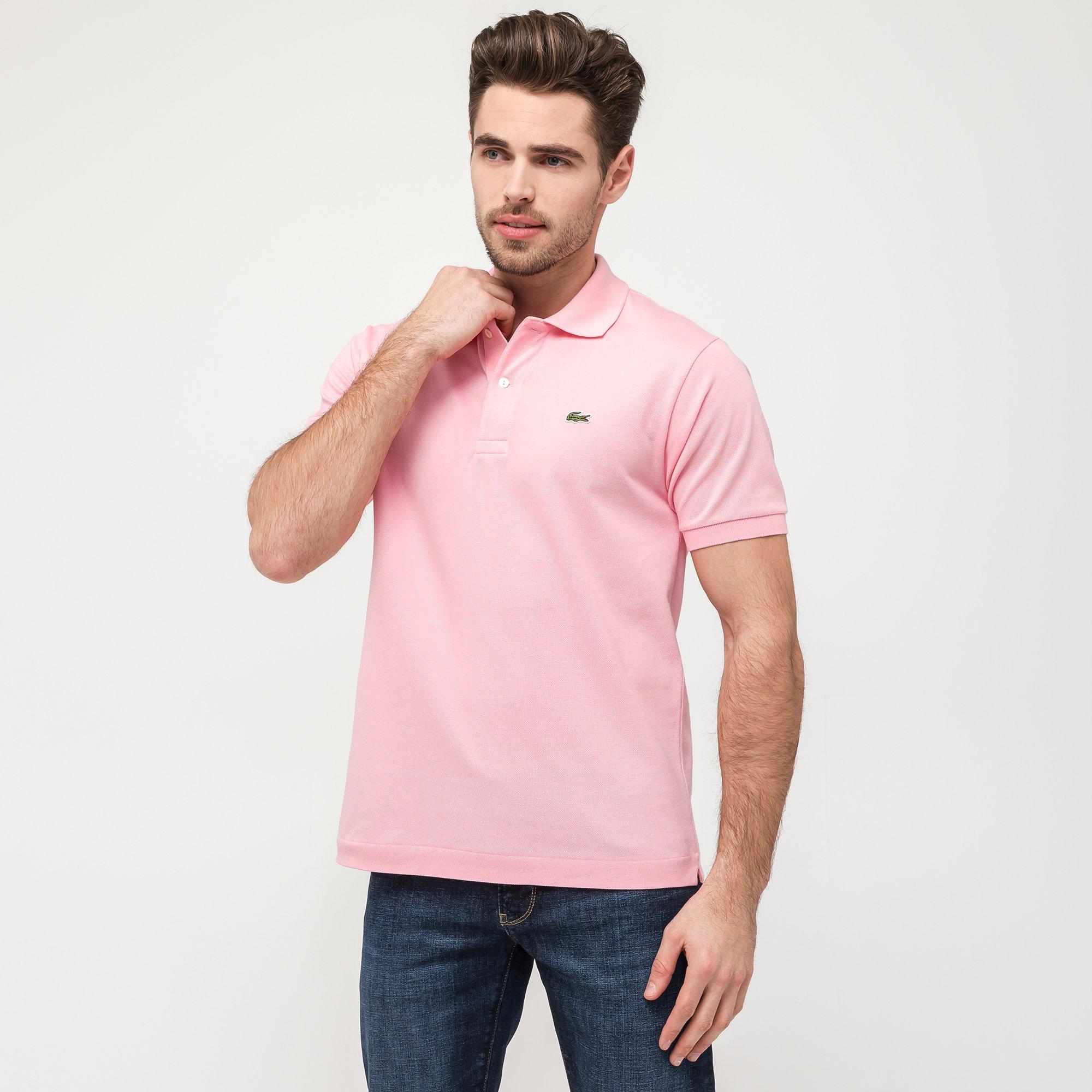 Image of Poloshirt, Kurzarm Herren Pink T7