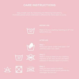 Chantelle Life Period Graph Slip mit hoher Taille und Spitze  