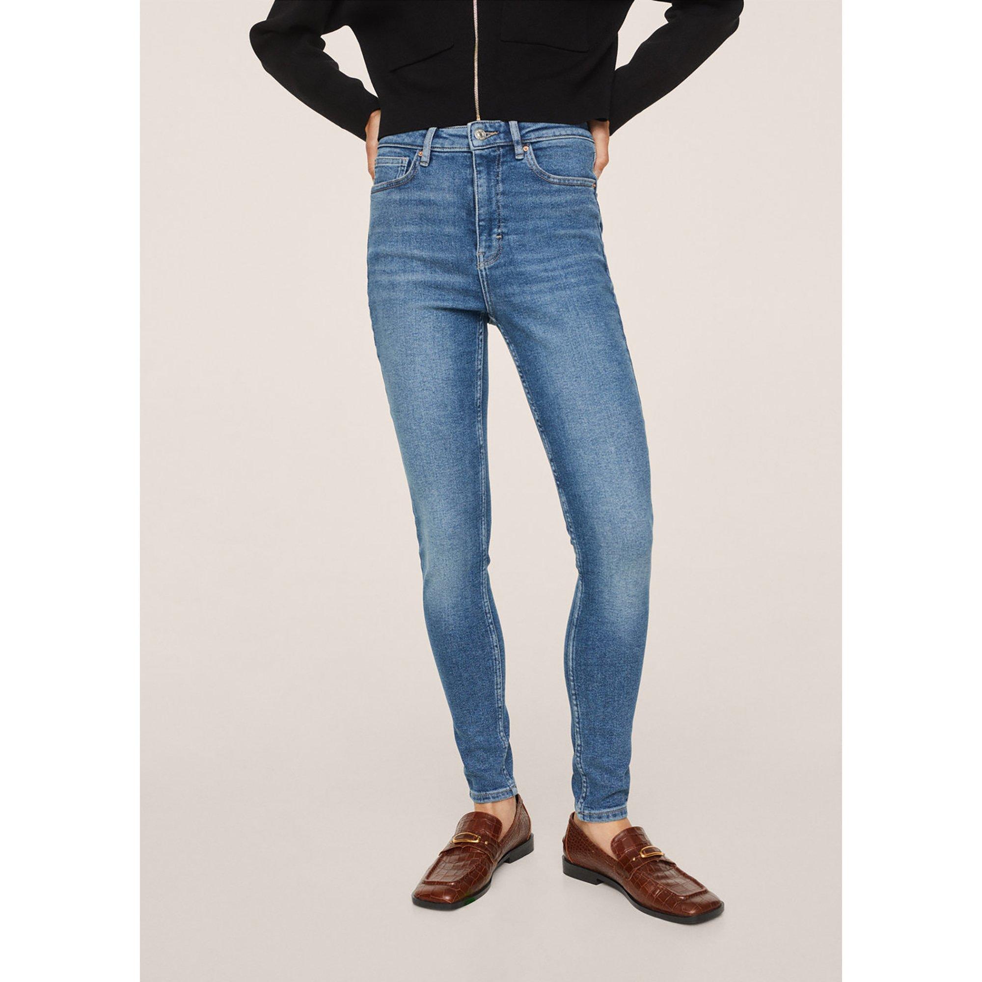 Image of Jeans, High Rise Skinny Fit Damen Blau 32