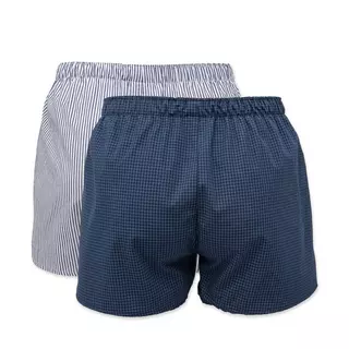 Manor Man Duopack, Boxershorts 2 Pack Boxer Shorts Blau