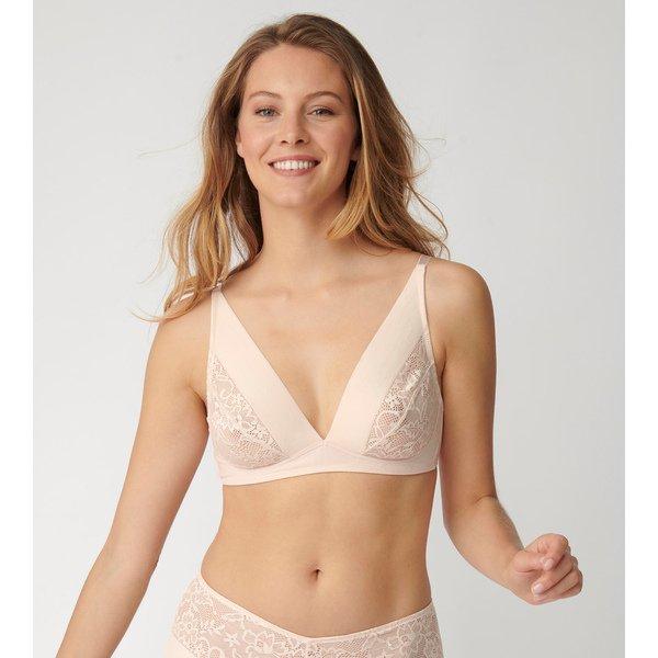 Image of Bügelloser Bh, Unwattiert Damen Beige S