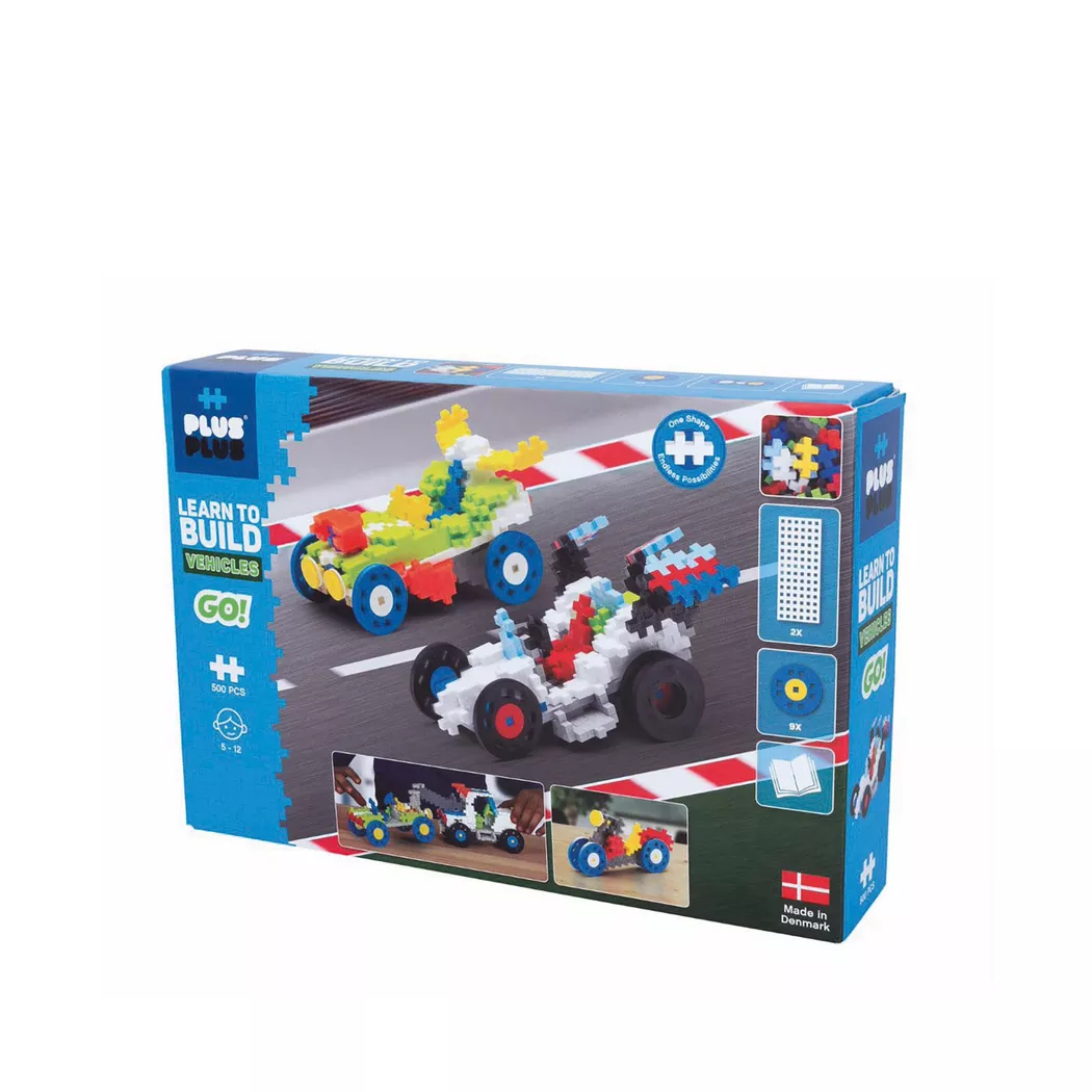 PlusPlus - Fahrzeuge, 500 Teile, Multicolor