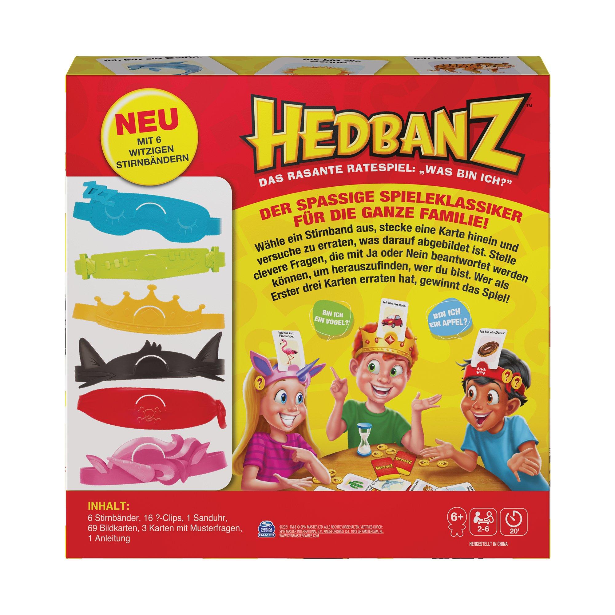 Spin Master Games  Hedbanz - das rasante Ratespiel für die ganze Familie 