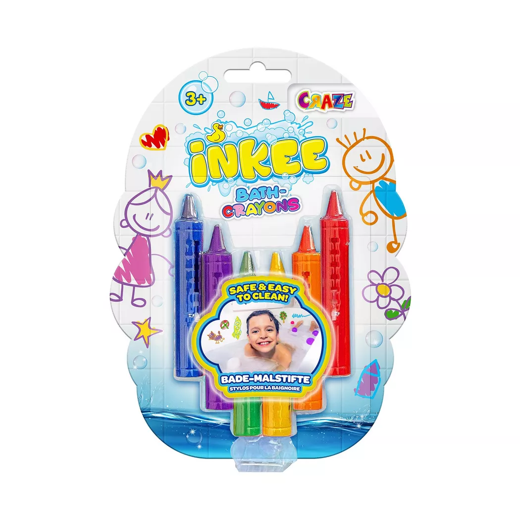 Craze - Inkee Bade-Malstifte 6er-Set, Multicolor