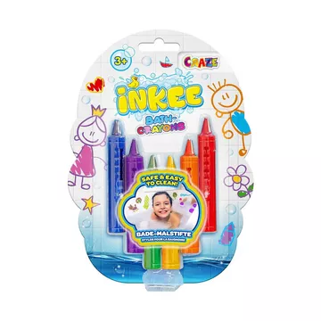 Lot de 6 crayons de bain Inkee