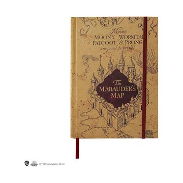 Harry Potter Notizbuch A5 mit Marauder's Map
