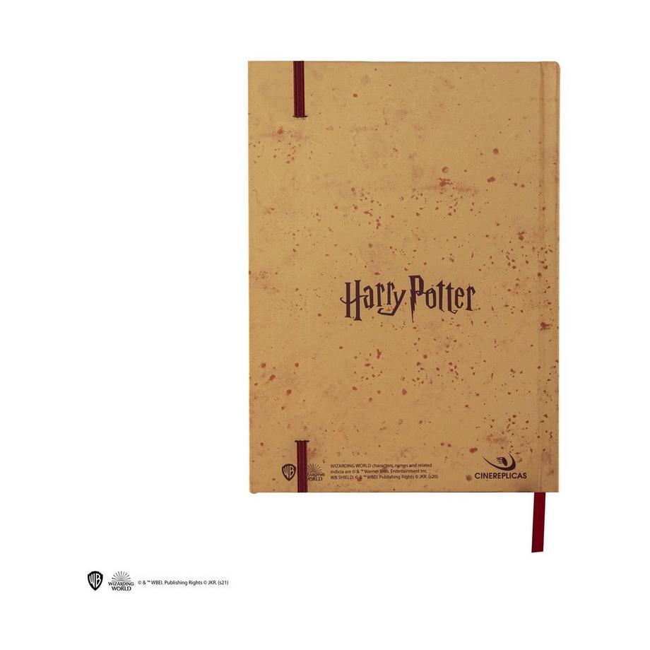 Cinéreplicas Harry Potter carnet de notes A5 avec Marauder's Map  
