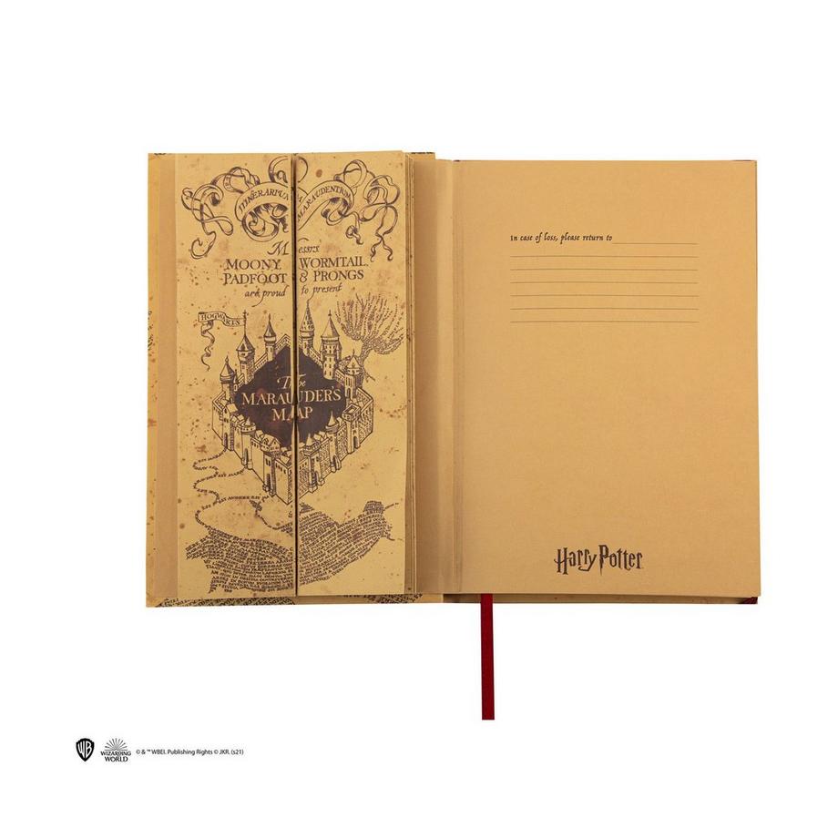 Cinéreplicas Harry Potter carnet de notes A5 avec Marauder's Map  