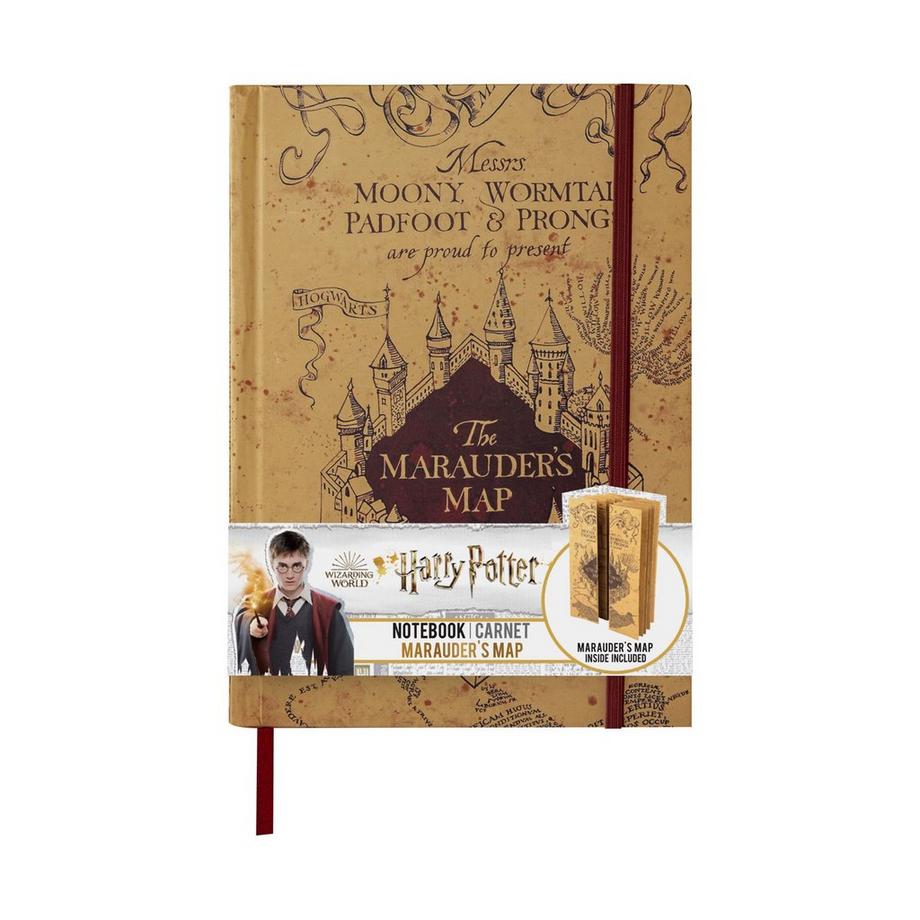 Cinéreplicas Harry Potter carnet de notes A5 avec Marauder's Map  