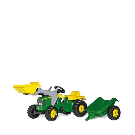 rolly toys  Tracteur à pédales John Deere avec bacs et remorque 