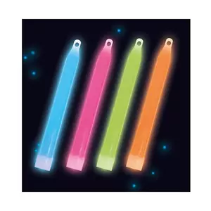 4 Pendentif glow stick colorés, assortiment aléatoire