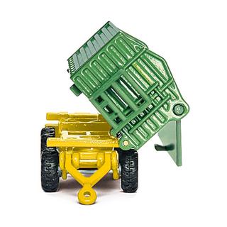siku  John Deere avec chargeur frontal et remorque 