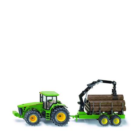 siku  Tracteur avec remorque forestière 1:50 